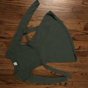 Green Abercrombie sweater dress size 11/12